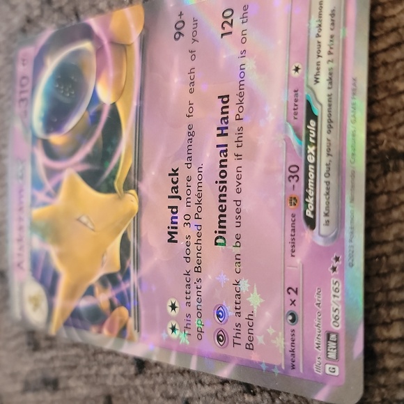 Alakazam EX pokemon card - Picture 2 of 3